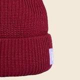 Popeia - Beanie aus Merinowolle • Bordeaux - Beanie - ROSA ECK