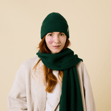 popeia - Beanie aus Merinowolle | Dunkelgrün - ROSA ECK - Grün, haube,