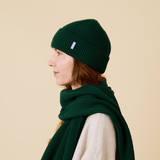 popeia - Beanie aus Merinowolle | Dunkelgrün - ROSA ECK - Grün, haube,