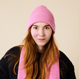 popeia - Beanie aus Merinowolle | Pink - ROSA ECK - , ,