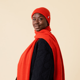 popeia - Beanie aus Merinowolle | Popeia Rot - ROSA ECK - , ,