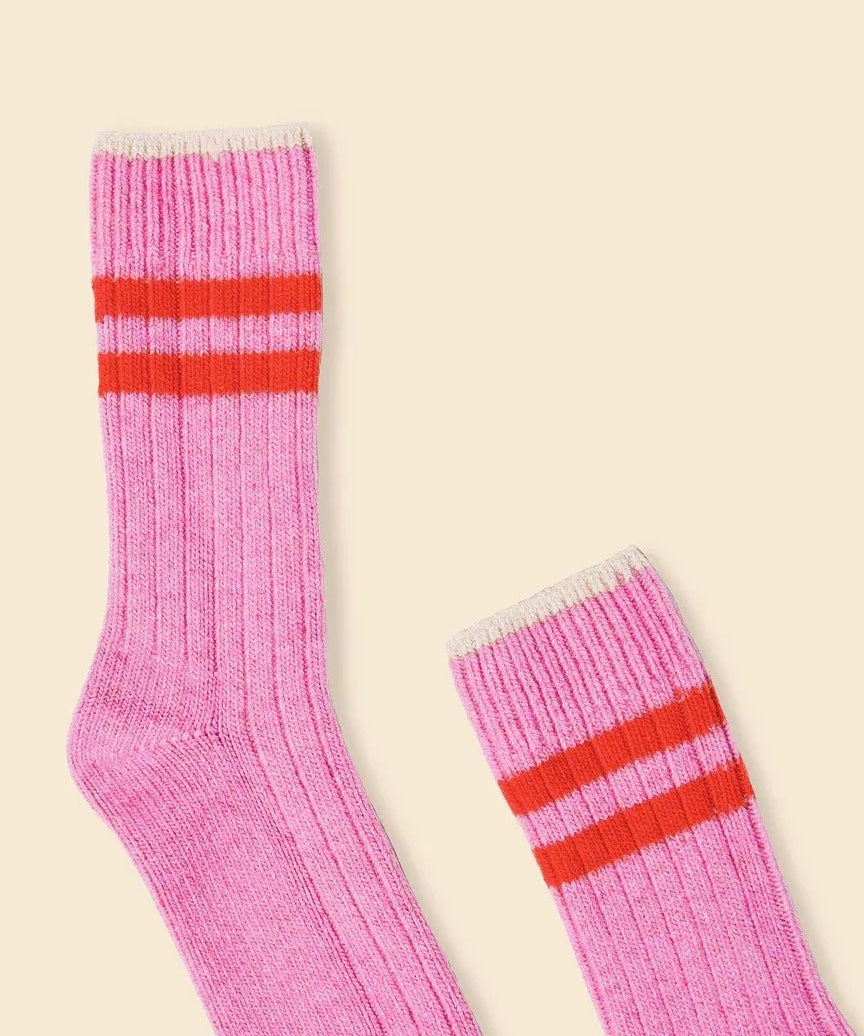 popeia - Dicke Stricksocken aus Wolle • Pink - Socken - ROSA ECK