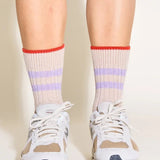 Popeia - Dünne Stricksocken aus Wolle • Ecru - Socken - ROSA ECK