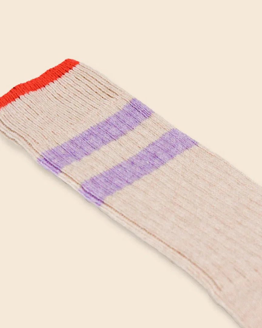 Popeia - Dünne Stricksocken aus Wolle • Ecru - Socken - ROSA ECK