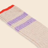 Popeia - Dünne Stricksocken aus Wolle • Ecru - Socken - ROSA ECK