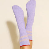 Popeia - Dünne Stricksocken aus Wolle • Lila - Socken - ROSA ECK