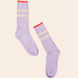 Popeia - Dünne Stricksocken aus Wolle • Lila - Socken - ROSA ECK