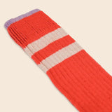 Popeia - Dünne Stricksocken aus Wolle • Rot - Socken - ROSA ECK