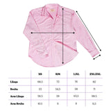 popeia - Hemdbluse Gestreift aus Bio - Baumwolle • Pink/Rot - Hemd - ROSA ECK Concept Store