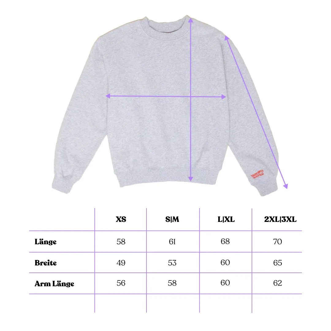 popeia - Kindness Sweater aus Bio - Baumwolle • Grau - Pullover - ROSA ECK