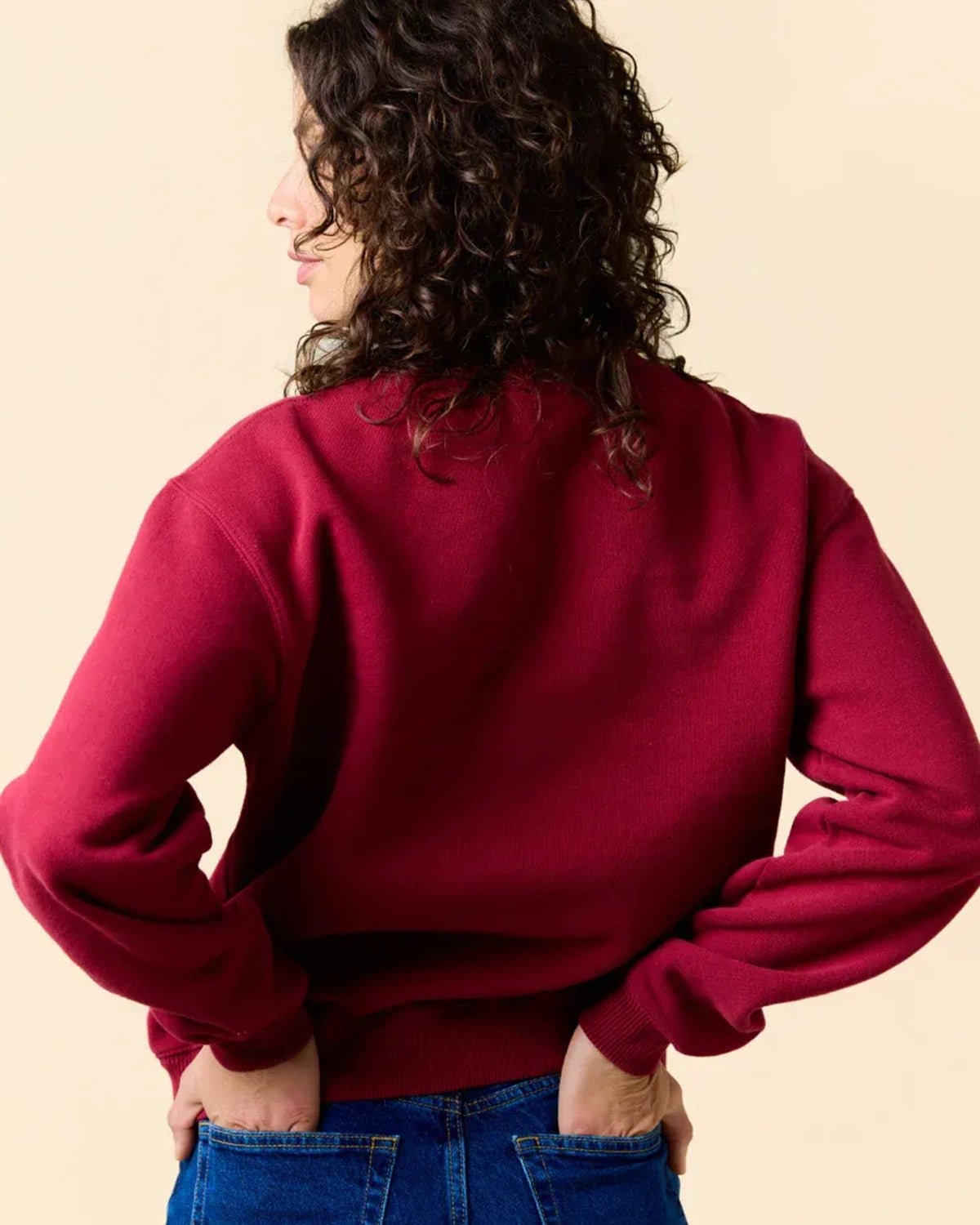 popeia - KINDNESS Sweater • Bordeaux - Pullover - ROSA ECK