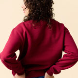 popeia - KINDNESS Sweater • Bordeaux - Pullover - ROSA ECK