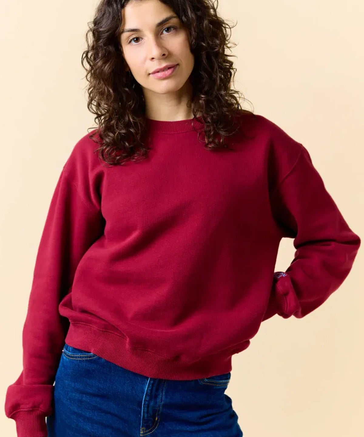 popeia - KINDNESS Sweater • Bordeaux - Pullover - ROSA ECK