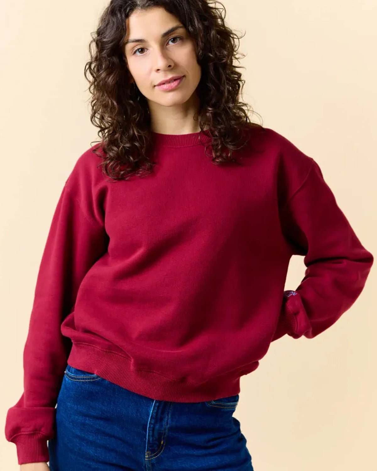 popeia - KINDNESS Sweater • Bordeaux - Pullover - ROSA ECK