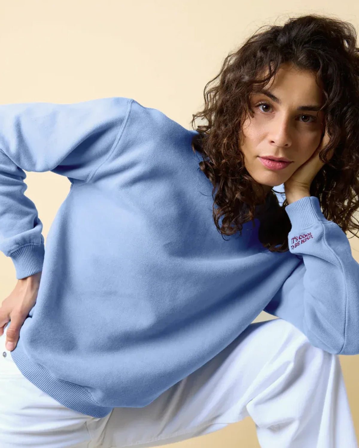 popeia - KINDNESS Sweater • Eisblau - Pullover - ROSA ECK