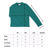 popeia - Langarmshirt Gestreift aus Bio - Baumwolle • College Grün - Langarmshirt - ROSA ECK