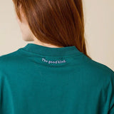 popeia - Langarmshirt Gestreift aus Bio - Baumwolle • College Grün - Langarmshirt - ROSA ECK