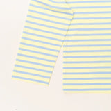 popeia - Langarmshirt Gestreift aus Bio - Baumwolle • Gelb/Hellblau - ROSA ECK