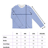 popeia - Langarmshirt Gestreift aus Bio - Baumwolle • Königsblau/Off - White - Langarmshirt - ROSA ECK Concept Store