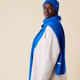 popeia - Schal aus Merinowolle | Blau - ROSA ECK - , ,