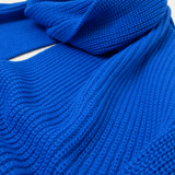 popeia - Schal aus Merinowolle | Blau - ROSA ECK - , ,