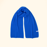 popeia - Schal aus Merinowolle | Blau - ROSA ECK - , ,