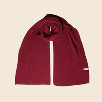 Popeia - Schal aus Merinowolle • Bordeaux - Schal - ROSA ECK