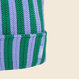 Popeia - Special Beanie aus Merinowolle • Lila/Grün - Beanie - ROSA ECK