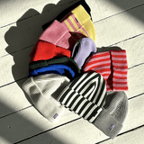 popeia - Special Beanie aus Merinowolle | Pink/Rot - ROSA ECK - , ,