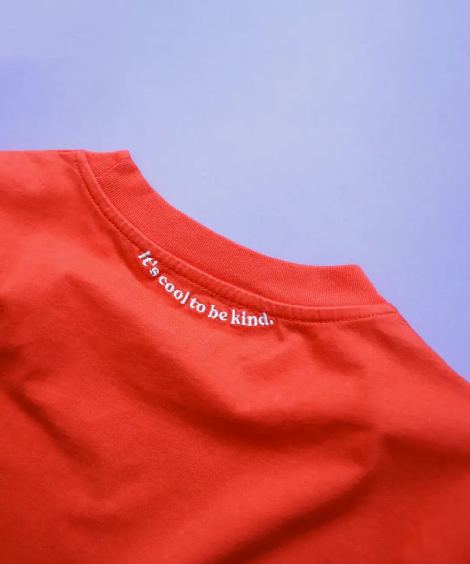 popeia - T-Shirt aus Bio - Baumwolle • Rot - T-Shirt - ROSA ECK Concept Store