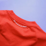 popeia - T-Shirt aus Bio - Baumwolle • Rot - T-Shirt - ROSA ECK Concept Store