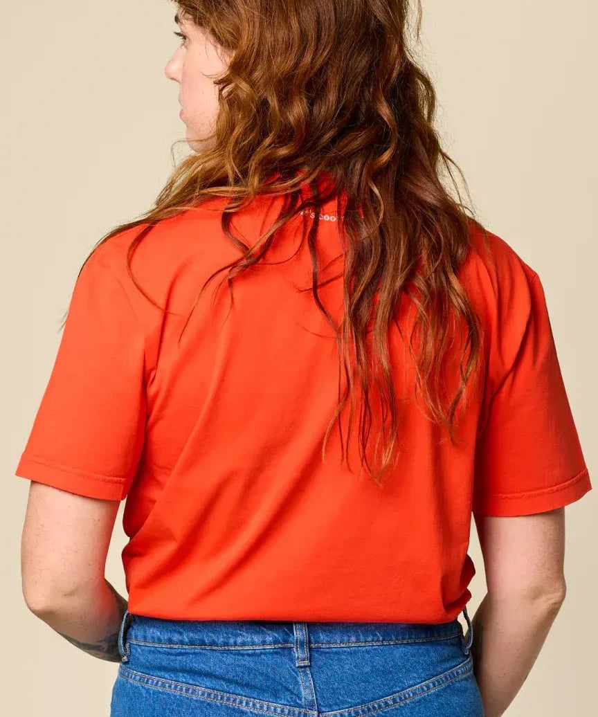 popeia - T-Shirt aus Bio - Baumwolle • Rot - T-Shirt - ROSA ECK Concept Store