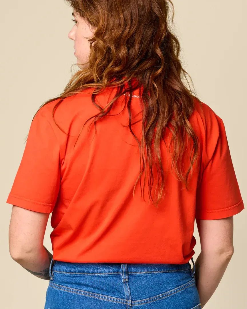 popeia - T-Shirt aus Bio - Baumwolle • Rot - T-Shirt - ROSA ECK Concept Store