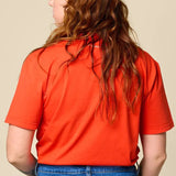 popeia - T-Shirt aus Bio - Baumwolle • Rot - T-Shirt - ROSA ECK Concept Store