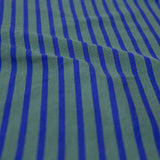 popeia - T-Shirt Gestreift aus Bio - Baumwolle • Dunkelgrün/Blau - T-Shirt - ROSA ECK