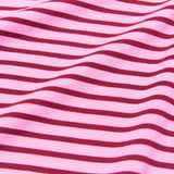 Gestreiftes T-Shirt in Pink und Dunkelrot – Ansicht 7