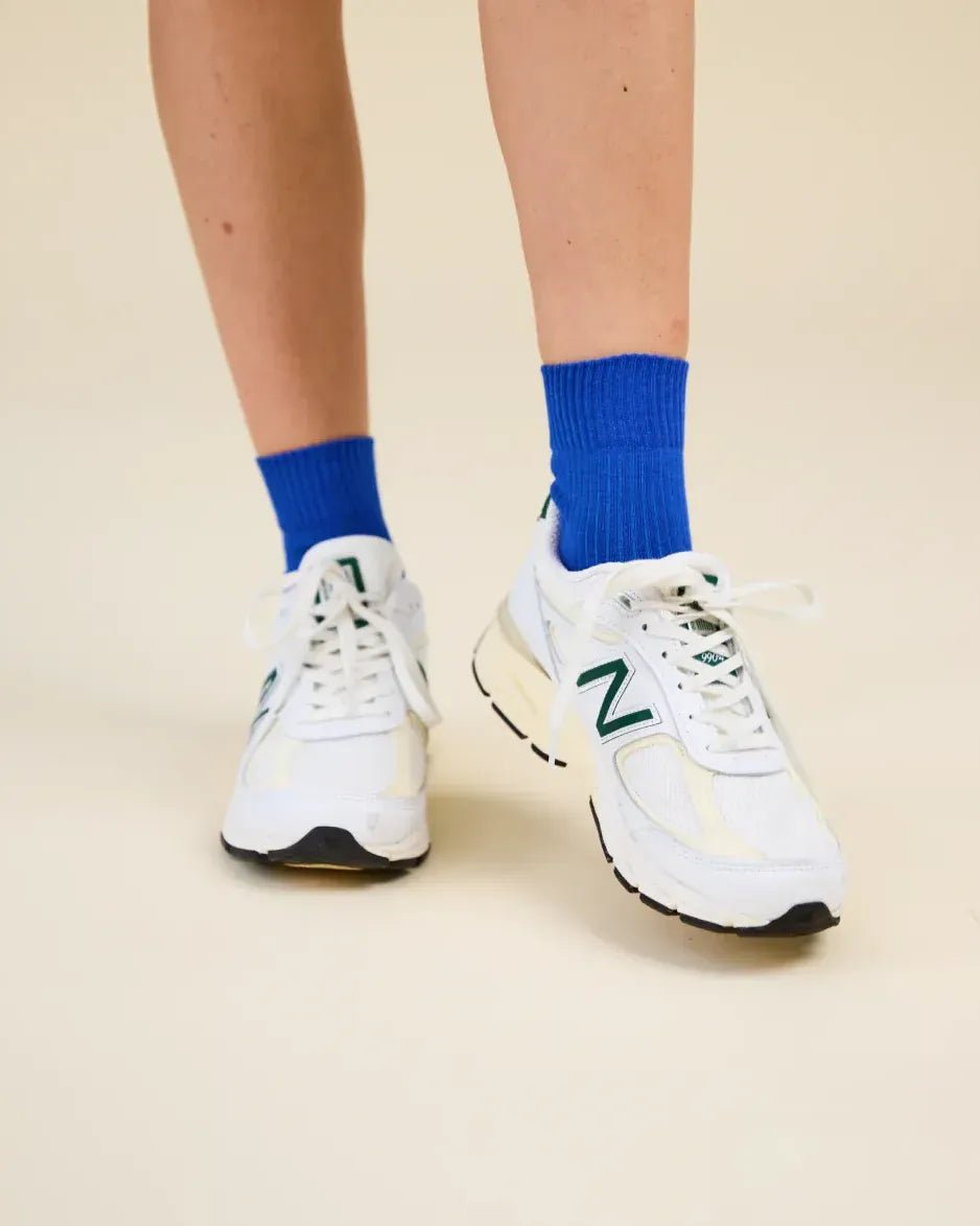 popeia - THE CASUAL Ankle Socken aus Bio - Baumwolle • Königsblau - Socken - ROSA ECK Concept Store