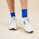 popeia - THE CASUAL Ankle Socken aus Bio - Baumwolle • Königsblau - Socken - ROSA ECK Concept Store