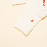 popeia - THE CASUAL Ankle Socken aus Bio - Baumwolle • Off - White - Socken - ROSA ECK Concept Store