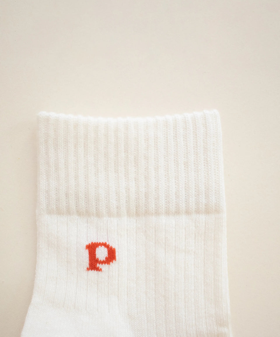 popeia - THE CASUAL Ankle Socken aus Bio - Baumwolle • Off - White - Socken - ROSA ECK Concept Store