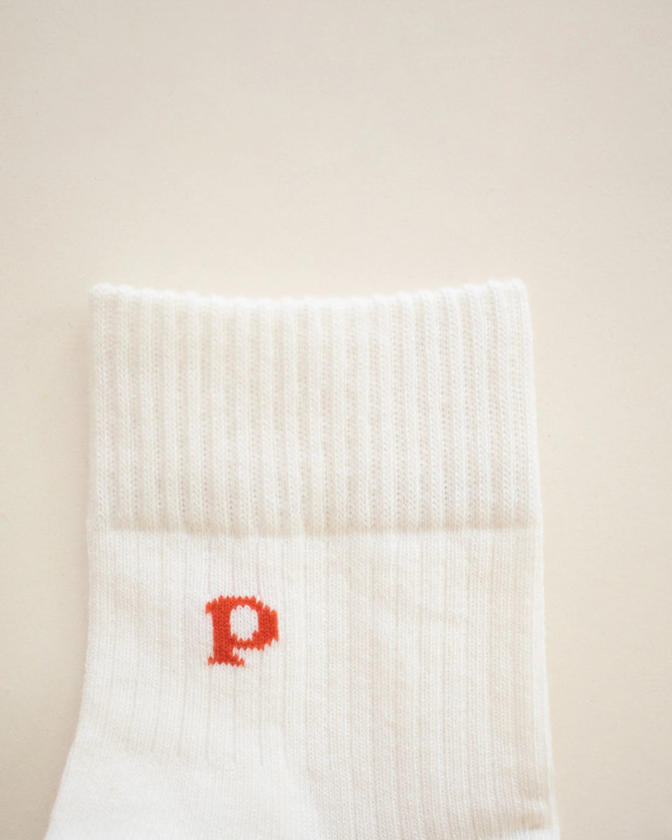 popeia - THE CASUAL Ankle Socken aus Bio - Baumwolle • Off - White - Socken - ROSA ECK Concept Store