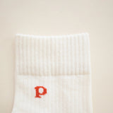 popeia - THE CASUAL Ankle Socken aus Bio - Baumwolle • Off - White - Socken - ROSA ECK Concept Store