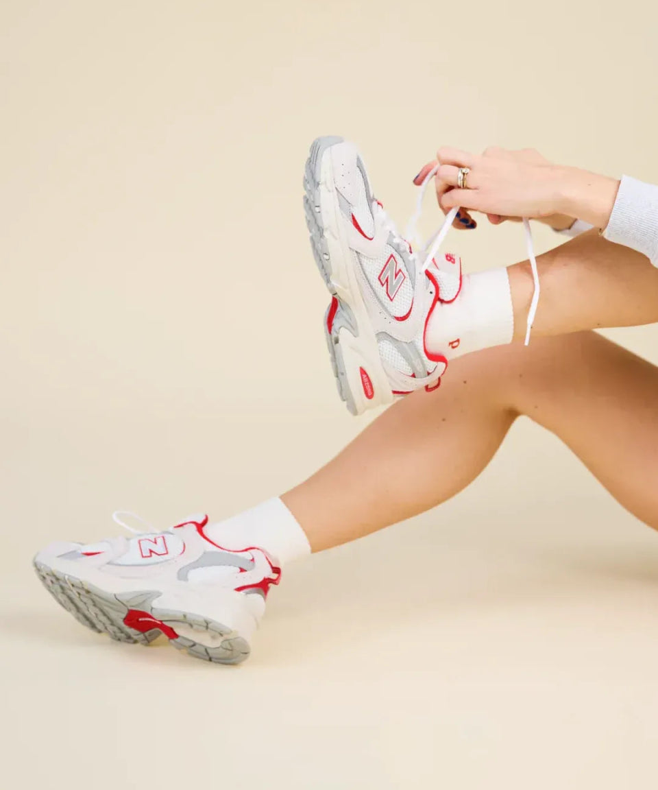 popeia - THE CASUAL Ankle Socken aus Bio - Baumwolle • Off - White - Socken - ROSA ECK Concept Store
