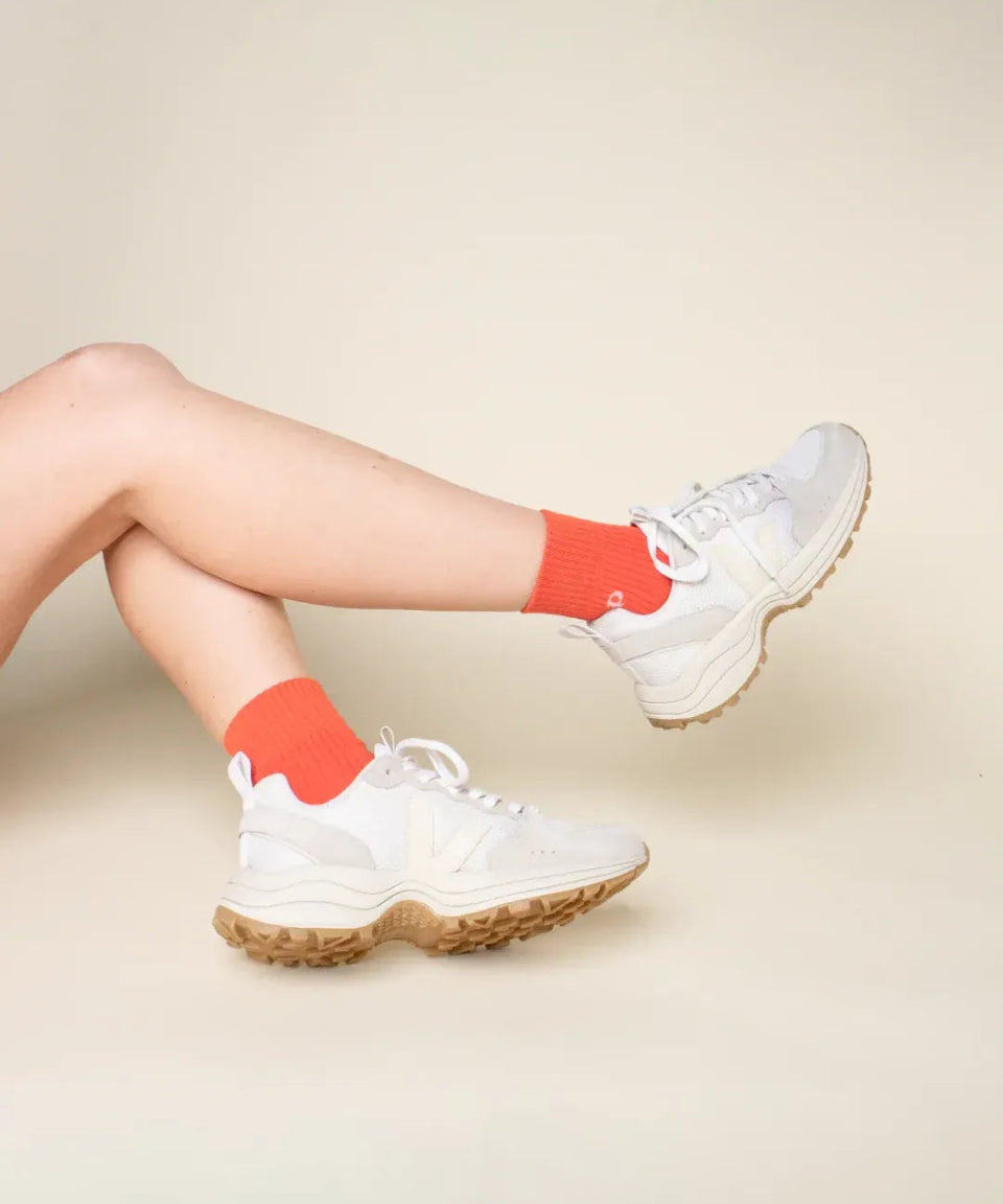 popeia - THE CASUAL Ankle Socken aus Bio - Baumwolle • Rot - Socken - ROSA ECK Concept Store