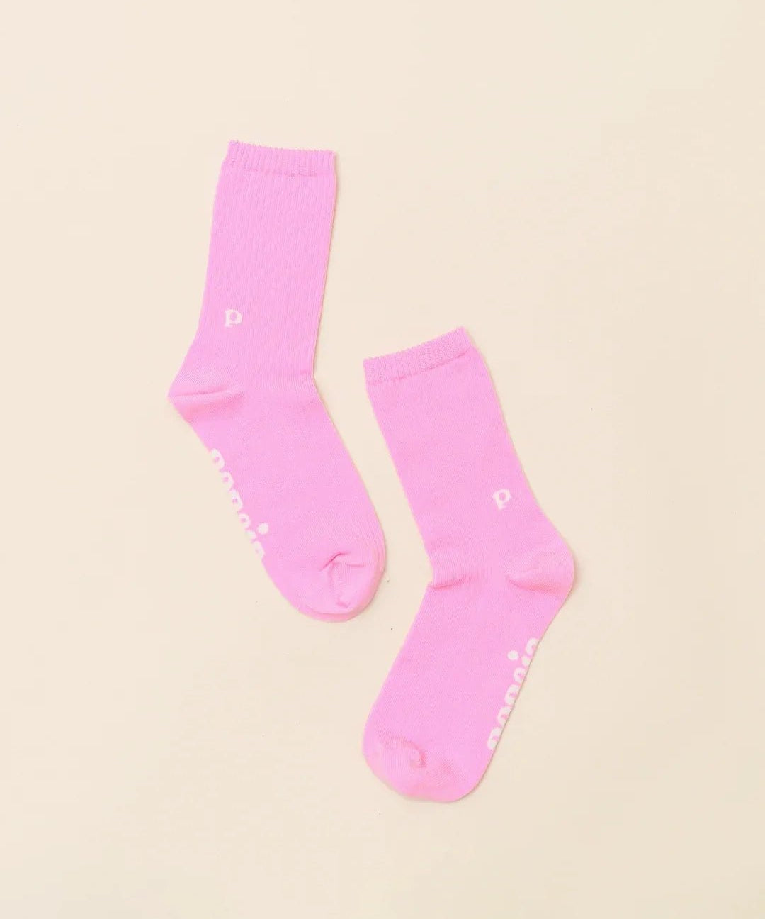 popeia - THE CASUAL Socken aus Bio - Baumwolle • Pink - ROSA ECK
