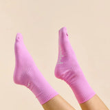 popeia - THE CASUAL Socken aus Bio - Baumwolle • Pink - ROSA ECK