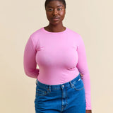 TIGHT Langarmshirt aus Bio-Baumwolle • Pink
