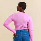 TIGHT Langarmshirt aus Bio-Baumwolle • Pink