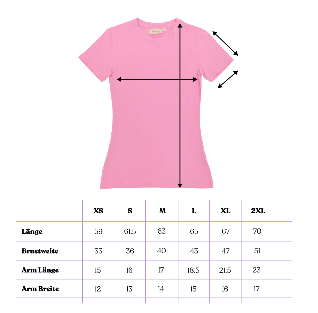 popeia - TIGHT T-Shirt aus Bio - Baumwolle • Rot - ROSA ECK
