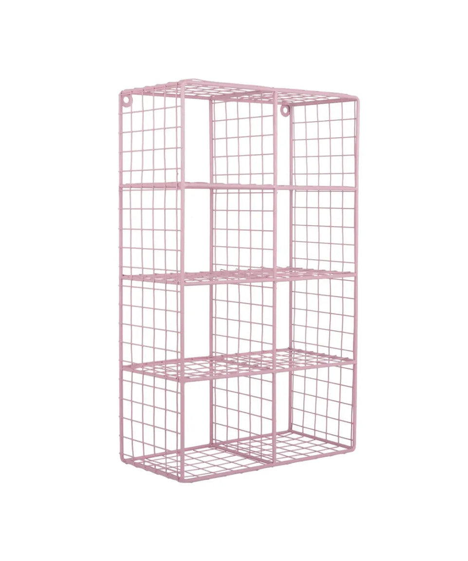 Present Time - REJA COMPARTMENTS Wandregal mit Fächern • Rosa - Wandregal - ROSA ECK Concept Store